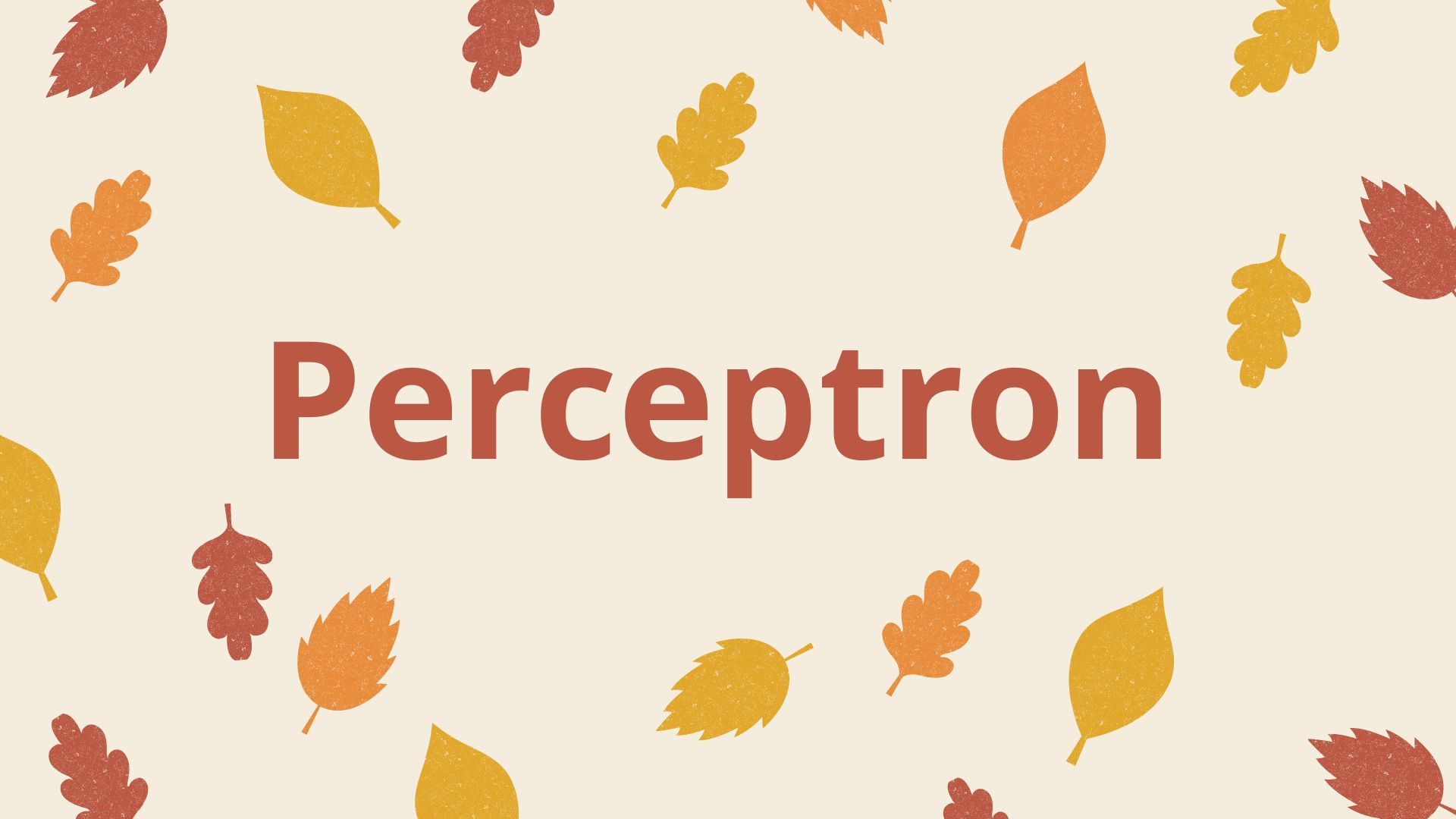 The Perceptron Jitesh s Blog